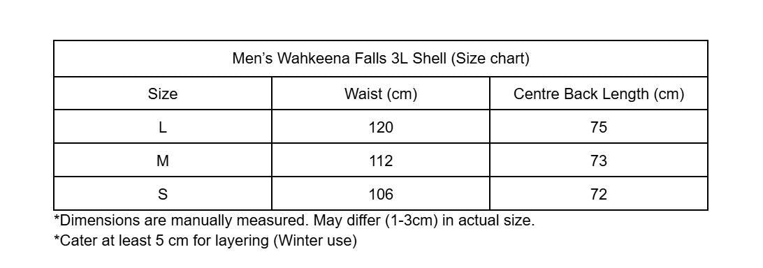 Men's Wahkeena Falls 3L Shell