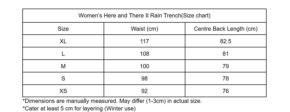 Women's Here and There II Rain Trench
